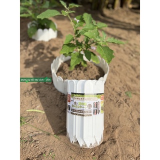  Hàng rào nhựa sân vườn dài 3 met cao 27cm hàng rào viền vườn trồng rau 