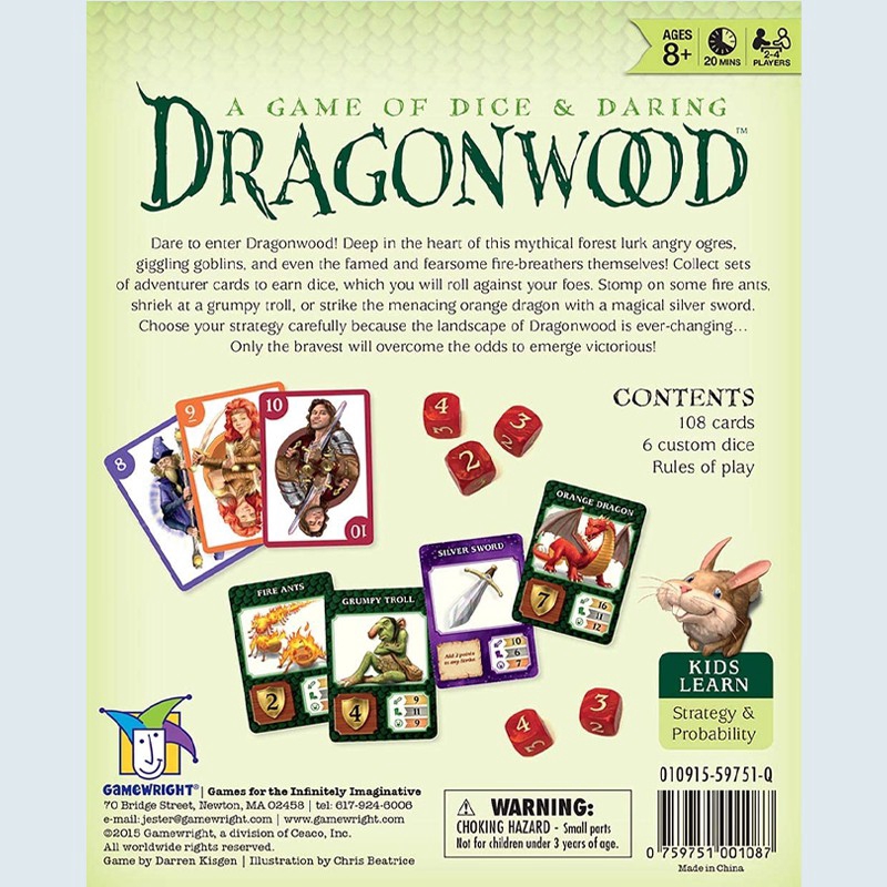 Dragonwood A Game Bộ trò chơi Dragonwood dùng xúc xắc và thẻ bài