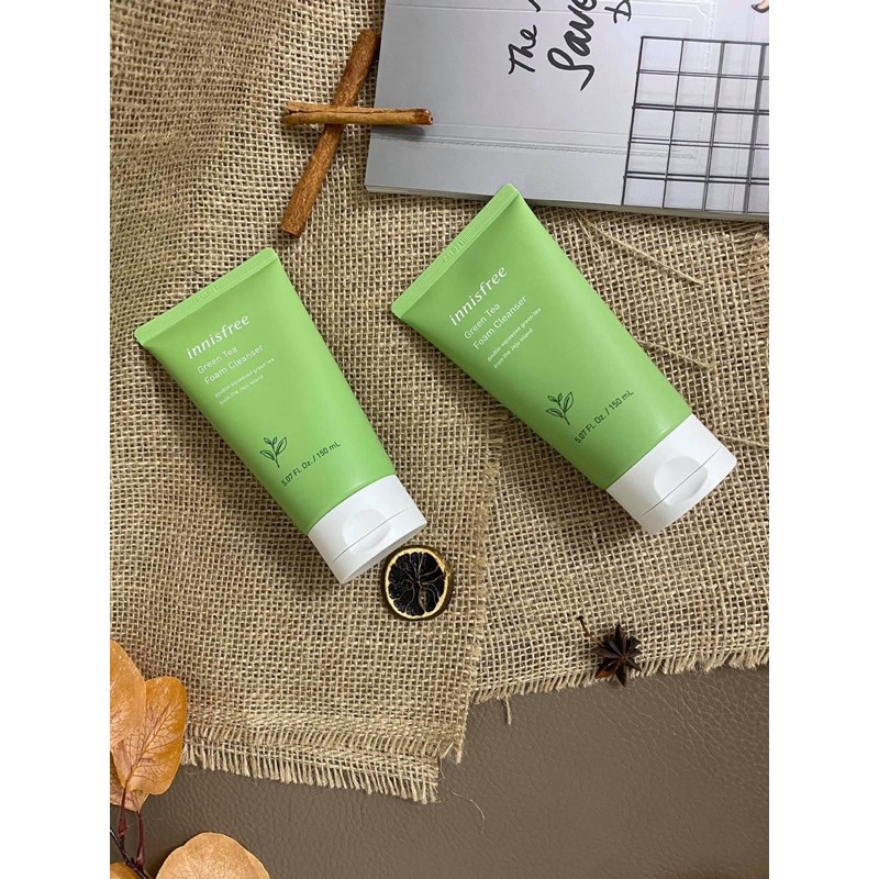 Sữa rửa mặt trà xanh Innisfree Green Tea Foam Cleanser 150ml_ Gauheohouse