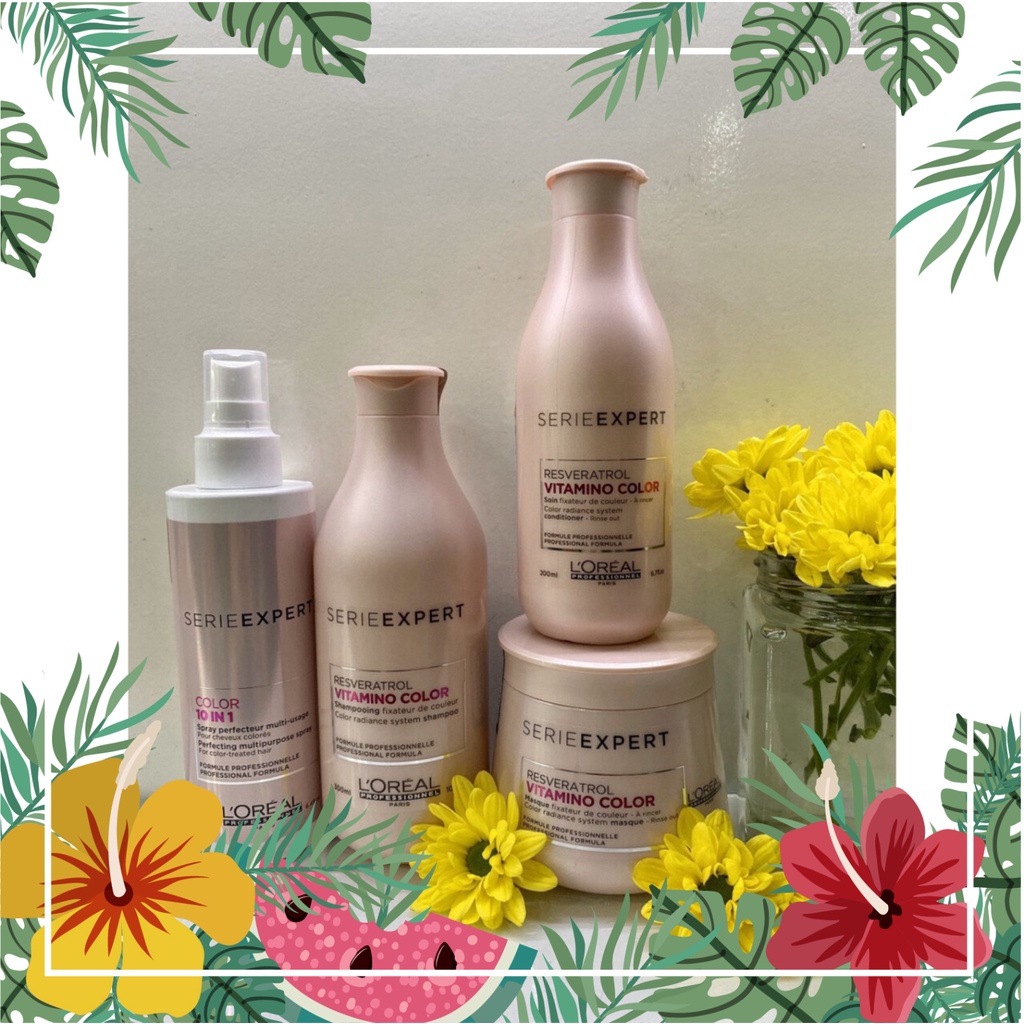 Dầu gội L'oreal Vitamino Color giữ màu tóc nhuộm 300ml (SPAIN)
