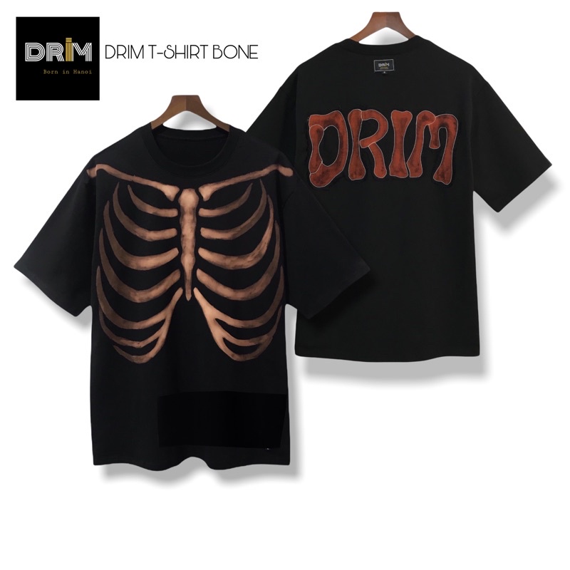 Áo thun local brand áo phông nam nữ from rộng Drim Tshirt-Bone Cotton -Local Brand Chính hãng