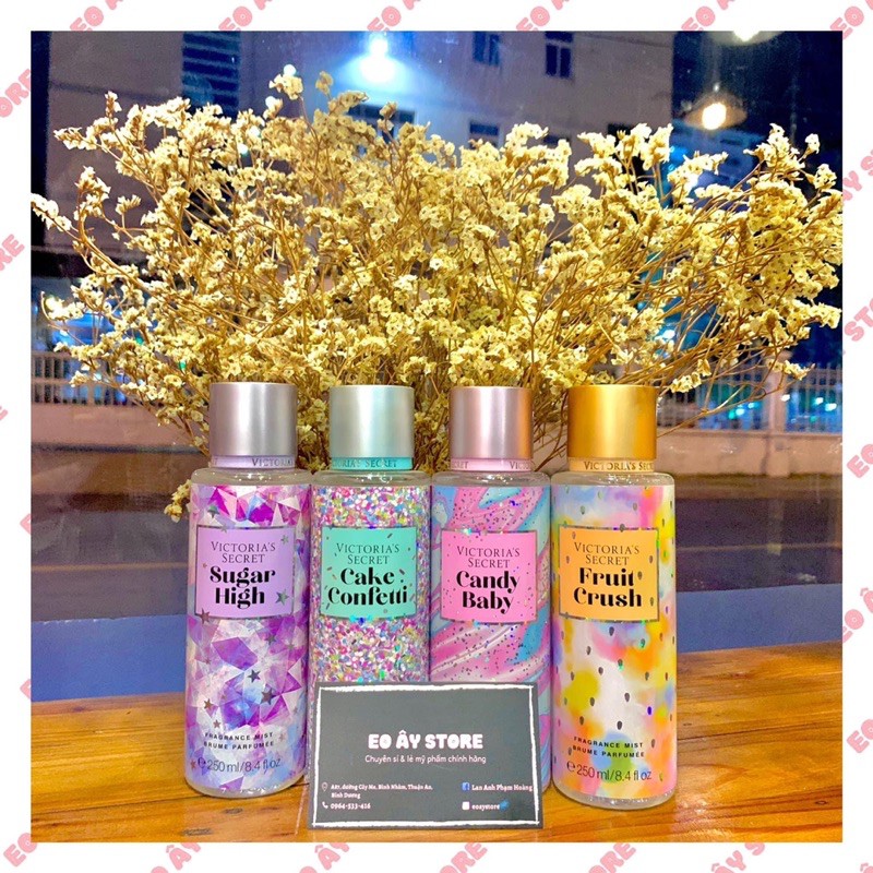 BodyMist Victoria Secret, Xịt Thơm Body Mist (Hàng Thái) | Thế Giới Skin Care