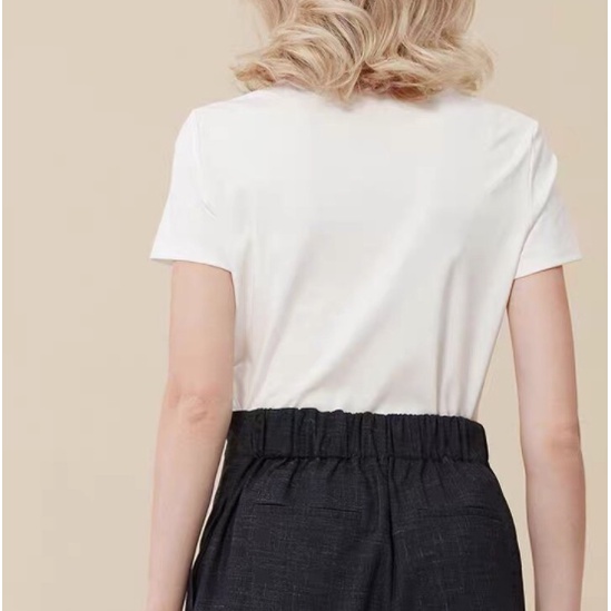 Áo Phông Nữ Cổ Tim VNXK, Áo Thun Trơn Cotton Đẹp, Dễ Mặc Dễ Phối Đồ, Phù Hợp 4 Mùa