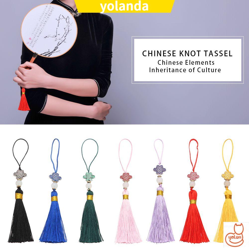 Dây Tua Rua Treo Trang Trí Điện Thoại Phong Cách Trung Hoa 14cm