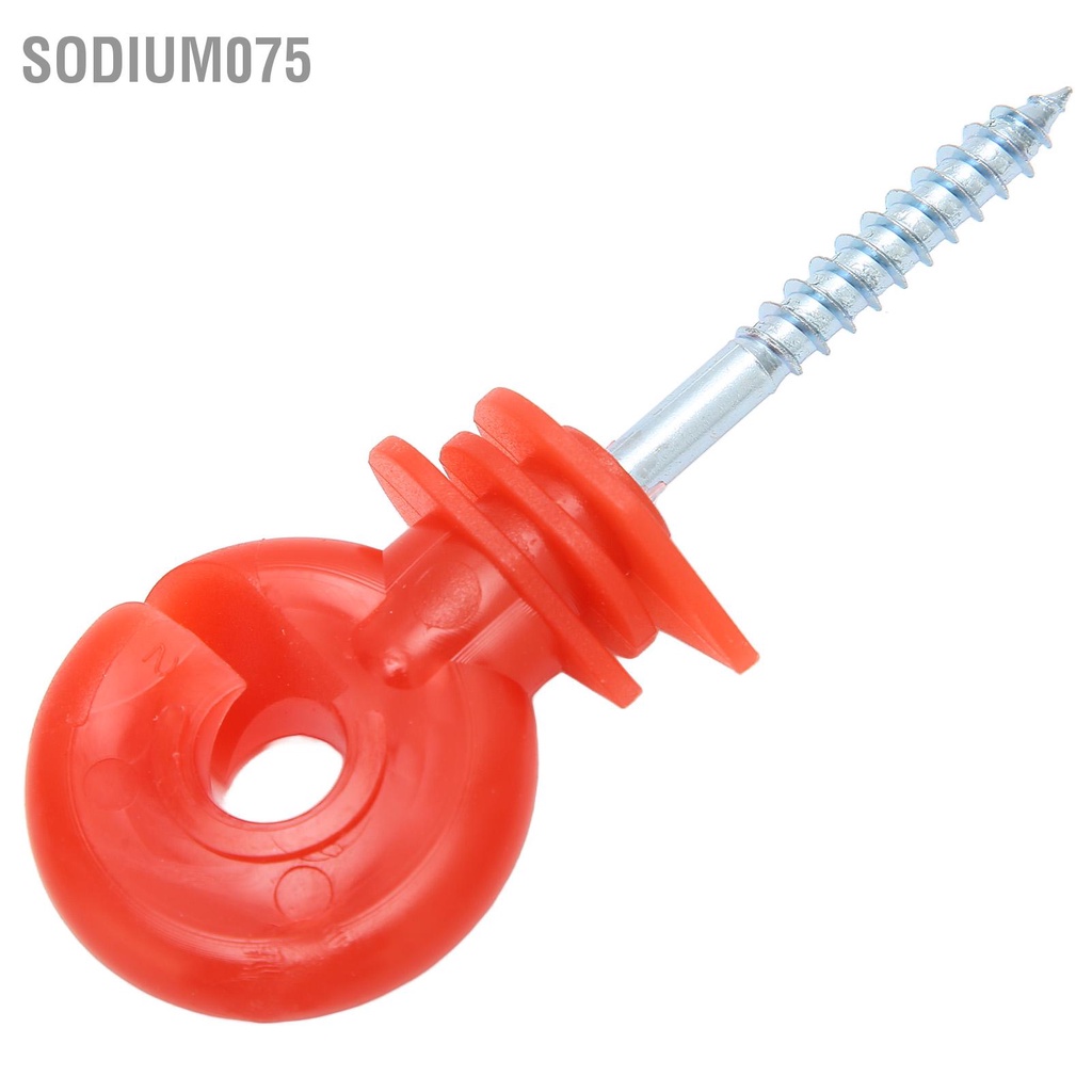 Có thể bán buôn Set 50 Hàng Rào Điện Bằng Nhựa Và Thép Cách Điện Chống Mưa Chống Nắng sodium075 Hàng giao ngay