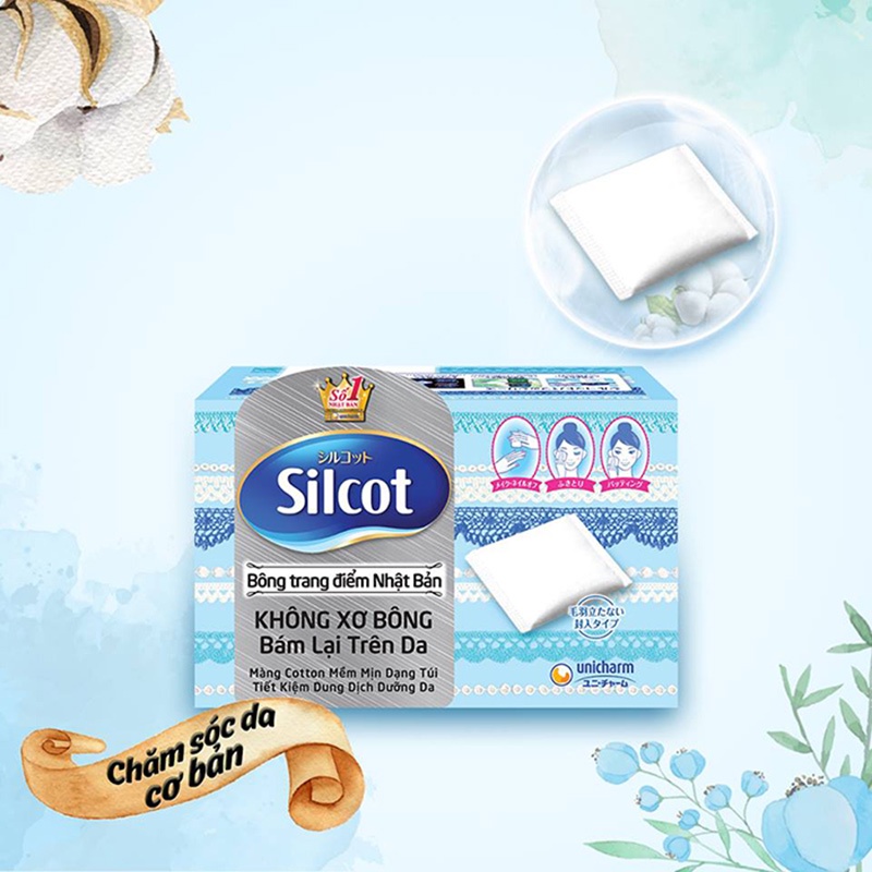 Bông tẩy trang Silcot Premimum 66/82 miếng