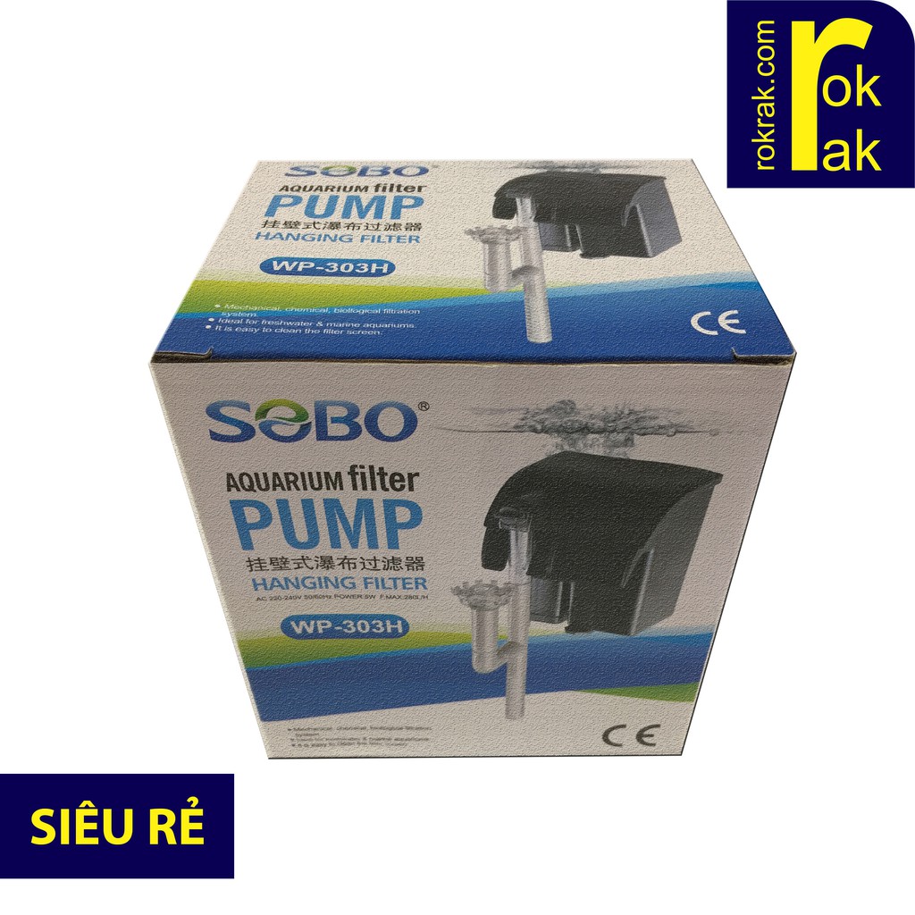 Máy Lọc thác cho bể cá mini Sobo WP-303H