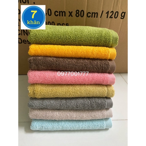 Khăn mặt XUẤT NHẬT or XUẤT HÀN 100% cotton 34x80cm - Nhiều mẫu