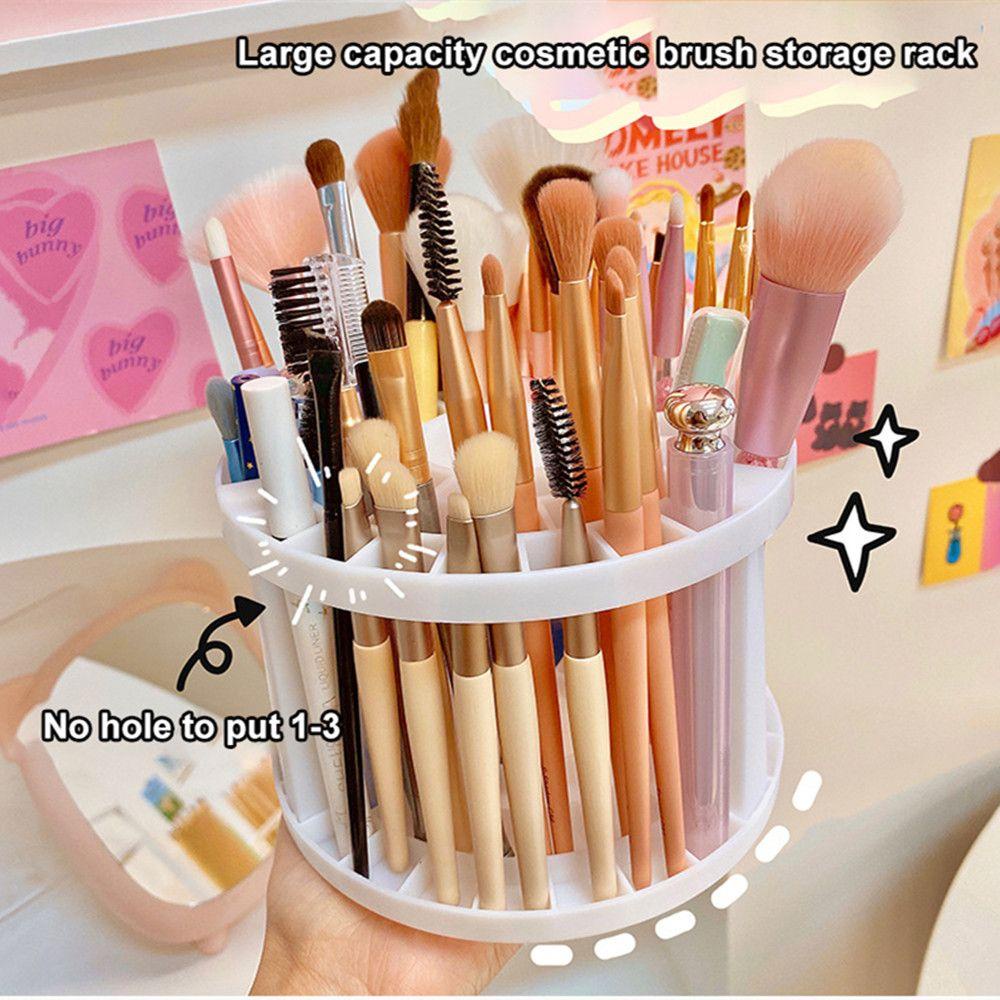 Hộp Đựng Cọ Trang Điểm Đa Năng Sức Chứa Lớn Màu Cầu Vồng