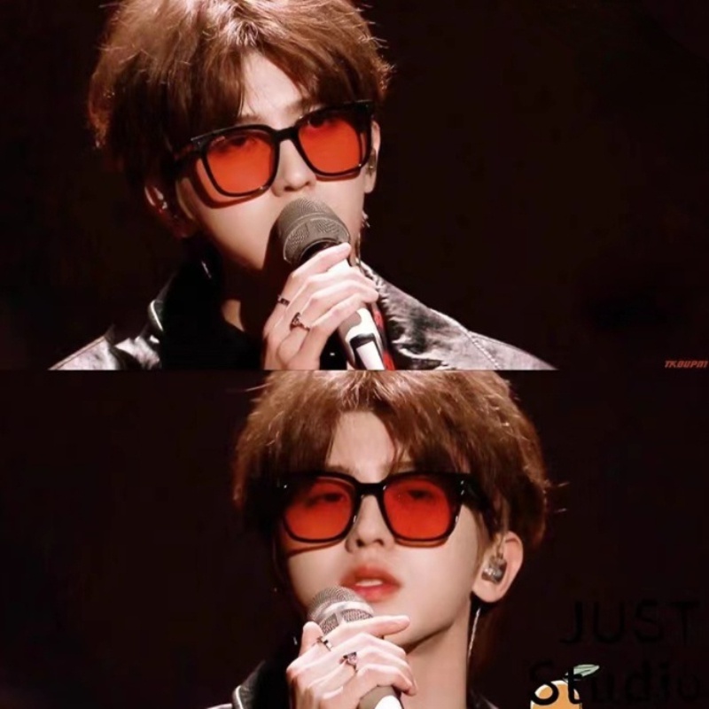 (KIQI-FASHION) COD Hỗ trợ bán buôn/Kính Mát Gọng Vuông Chống Tia UV400 Thời Trang Cho Nam Nữ