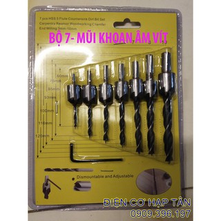 BỘ 7 MŨI KHOAN ÂM VÍT - CHUYÊN DỤNG
