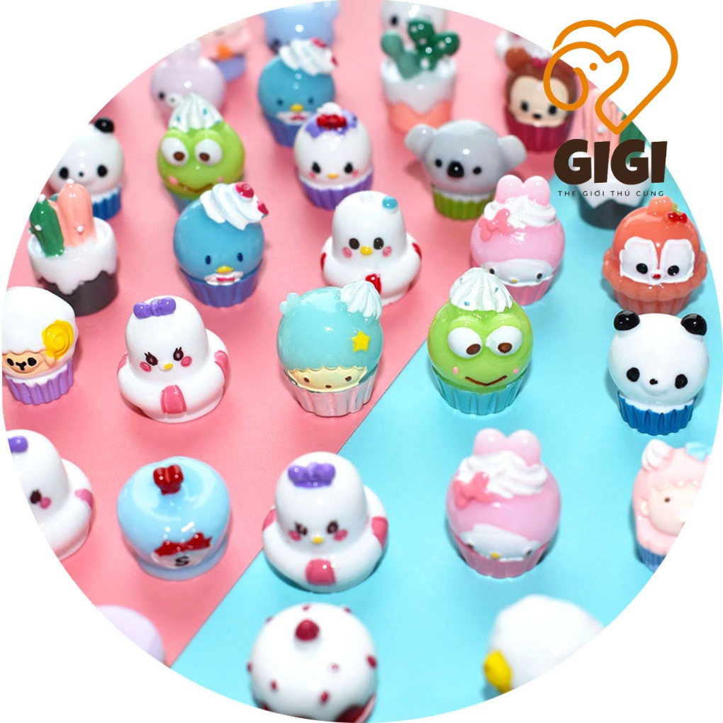 Chuông lục lạc hoạt hình trang trí đeo cổ dành cho thú cưng chó mèo giao hình ngẫu nhiên - GiGi Pet Shop