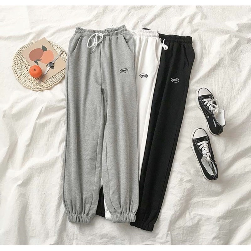 Quần thun jogger SPUN ❤️FREESHIP❤️ Nam nữ unisex ❤️