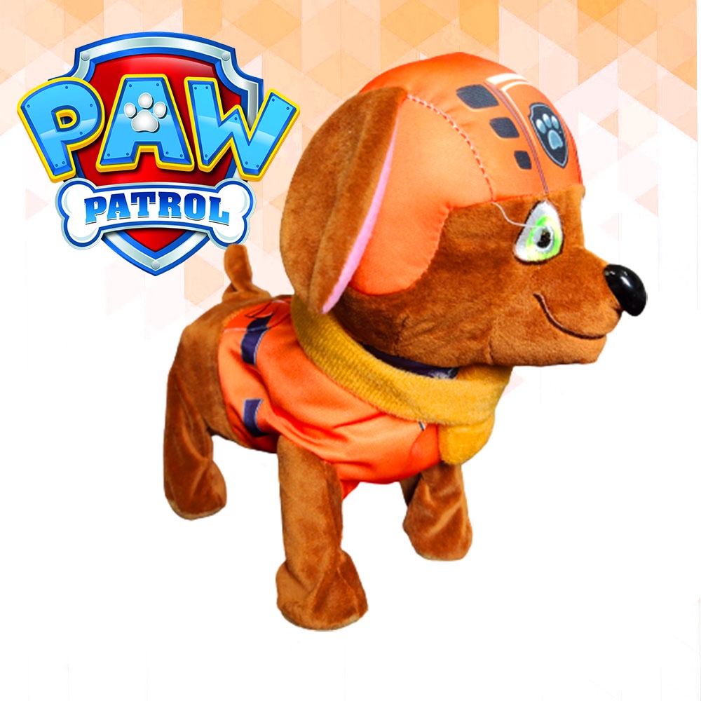Đội chó cứu hộ chạy pin, Gấu bông cho bé hình đội chó cứu hộ bông