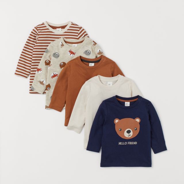 Tách lẻ áo dài tay HM auth