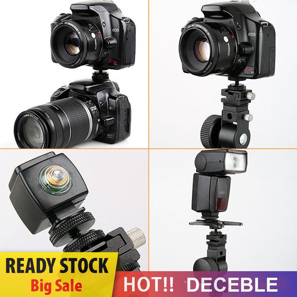 Deceble Pro 1/4&quot;-20 Tripod Mount Screw to Flash Camera Hot Cold Shoe Adapter