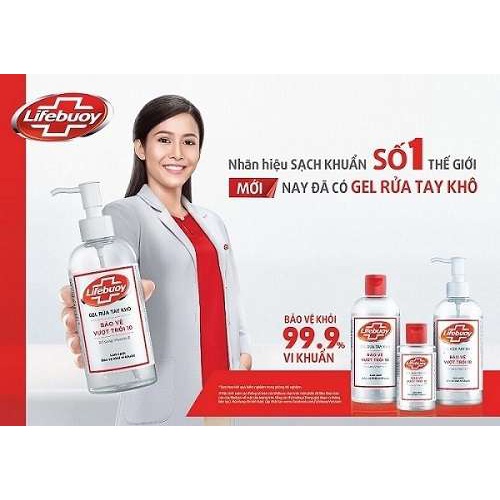 Gel Rửa Tay Khô Lifebuoy 100ml FREESHIP