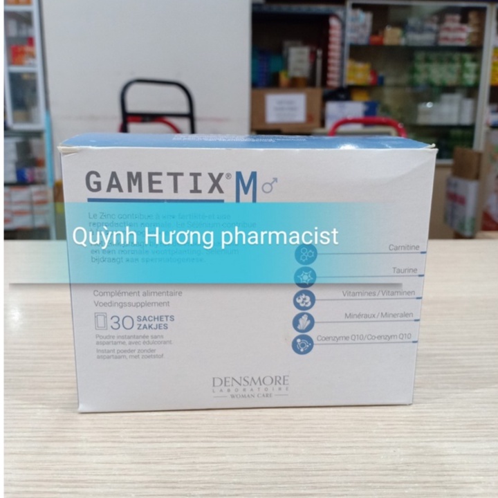 ( Chính hãng ) GAMETIX M hộp 30 gói hỗ trợ sức khỏe nam giới