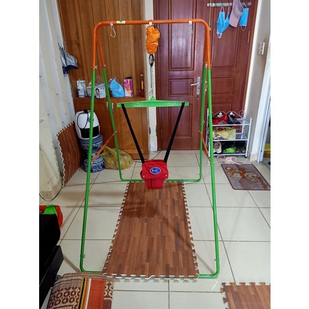 Combo xích đu nhún và ghế jumper kids - ComboKG102 - xích đu nhún nhảy tập đi và ghế jumper kids