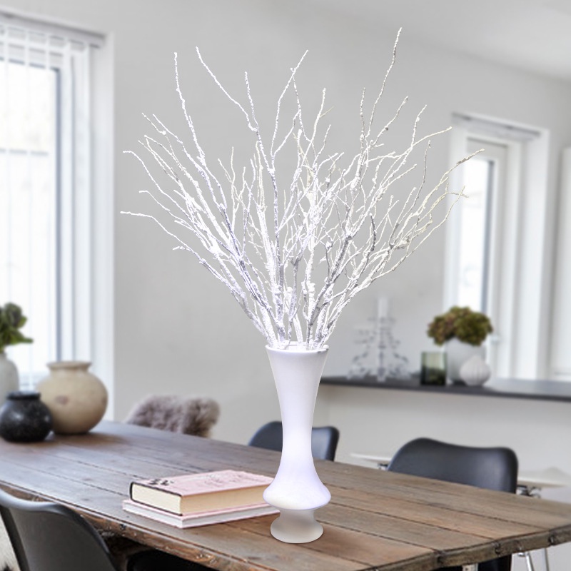 Cây Giả Cành Tuyết Mai Trắng Decor Bình Hoa Để Bàn Trang Trí Quán Cafe DG-152
