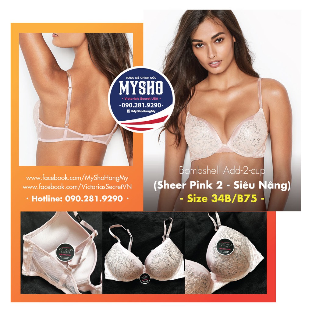 Áo Siêu nâng ngực Add 2 Cup - 34B/B75
