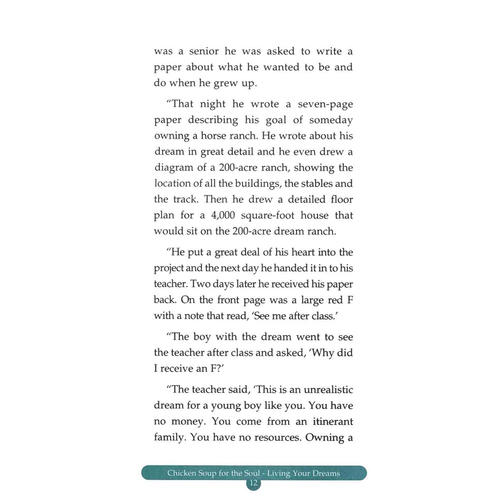 Sách - Hạt Giống Tâm Hồn - Chicken Soup For The Soul - Sống Với Ước Mơ