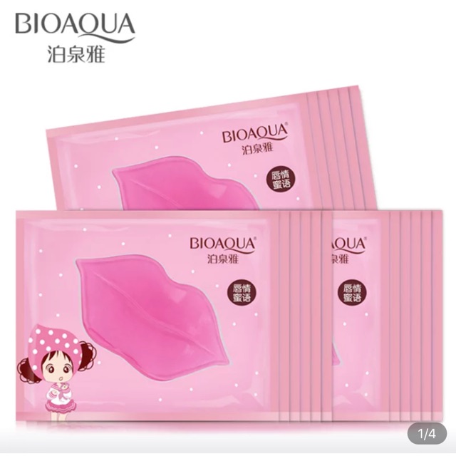 Combo sỉ 100 mask môi hồng bioaqua