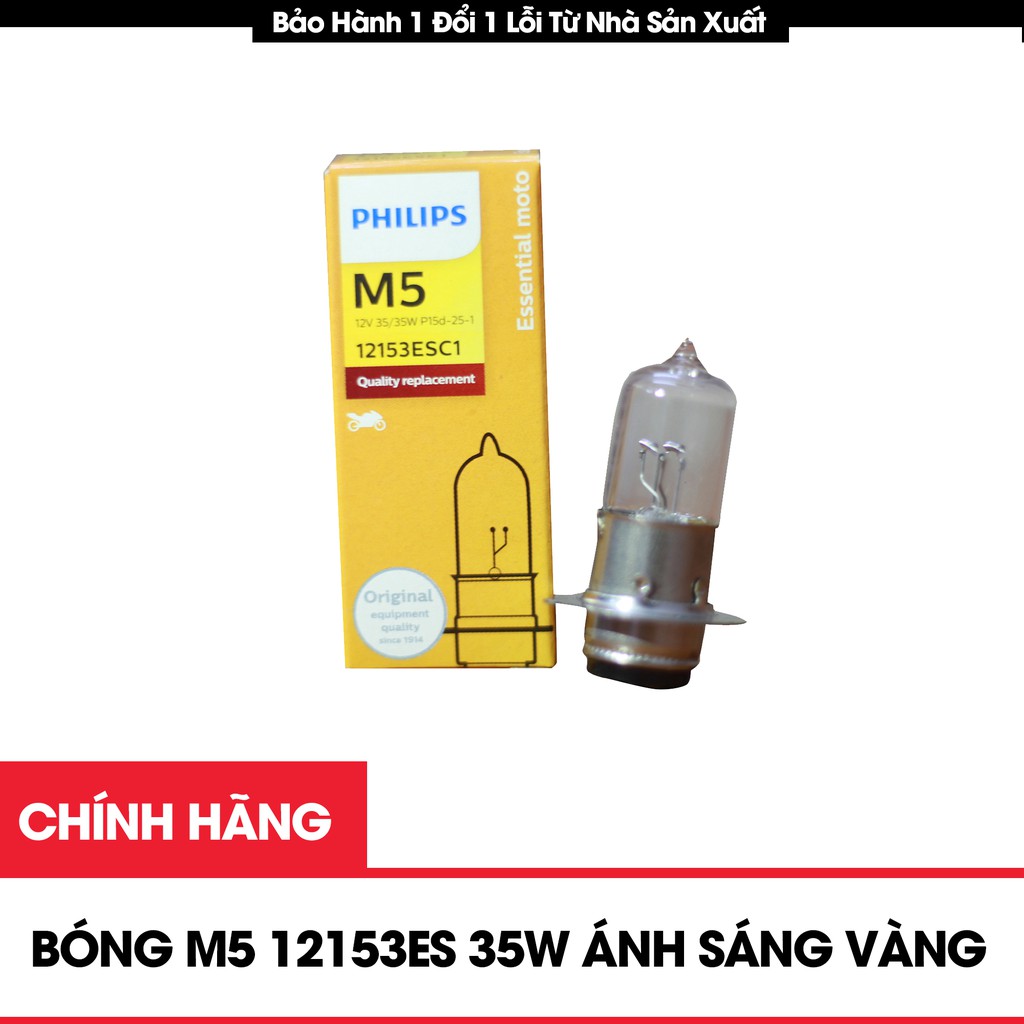 Bóng Đèn Xe Máy Siêu Sáng  M512153ES 35W Ánh Sáng Vàng