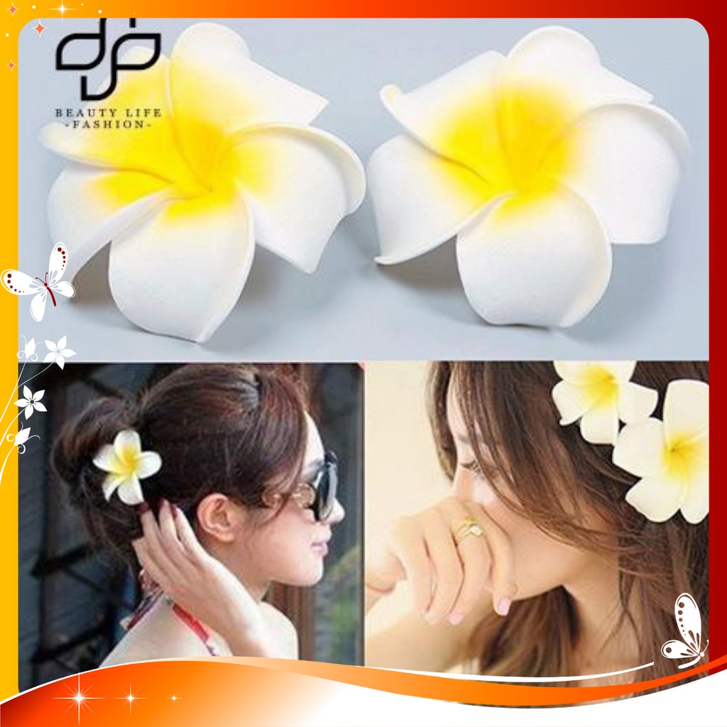 Sét 2 bông Hoa đại giả cài đầu cho bạn gái cực đẹp, cực xinh
