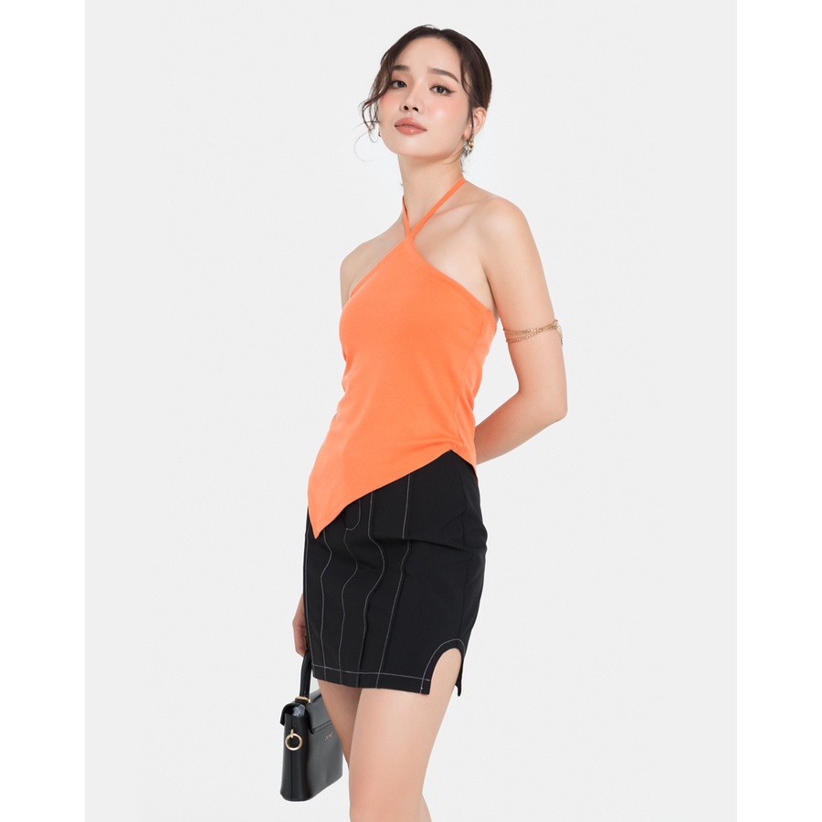 Áo Thun Nữ Thời Trang JUNO Cổ Yếm Lai Chéo JNATH004