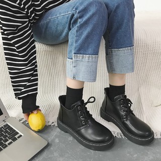 Giày ulzzang da thấp cổ