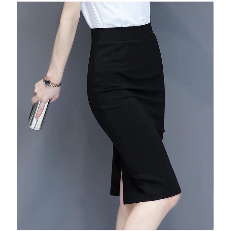 Chân váy bút chì công sở dáng Basic - Hàng L1
