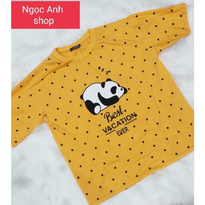 Áo phông bi form rộng cho nữ