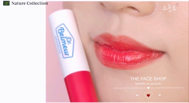 (AUTH_Korea)Son dưỡng môi có màu Dr.Belmeur Cica Touch Lip Balm The Face Shop | BigBuy360 - bigbuy360.vn