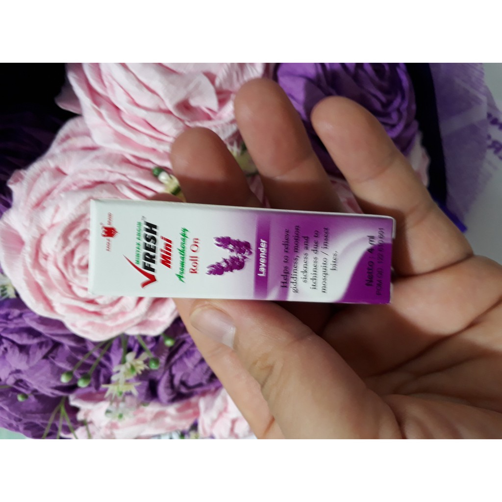 Combo 12 chai dầu gió vfresh hương Lavender 4ml