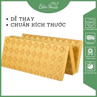 VỎ BỌC Đệm/ ÁO Đệm Vải Gấm Ze Mỏng Giá Rẻ Dùng Cho Đệm gấp 3 tấm - đủ kích thước, dễ thay, chuẩn kích thước