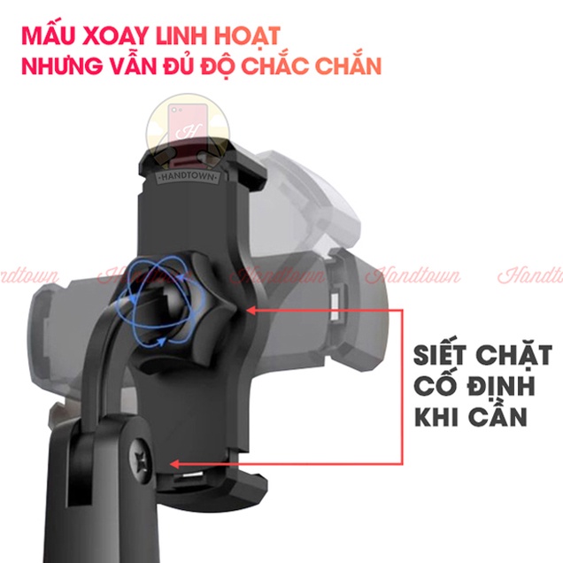 COMBO Bộ 2 Giá Đỡ Điện Thoại Loại 1 Quay Đa Chiều Tự Điều Chỉnh Độ Cao Quay Tiktok Chụp Ảnh Xem Phim Chất Lượng HANDTOWN