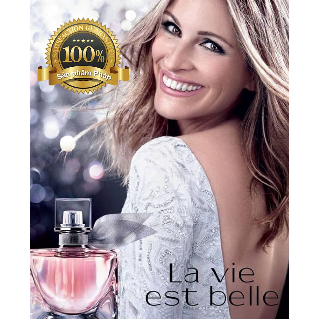 LANCOME "La Vie est belle". Một loại nước hoa được tạo ra bởi Lancome. Chai 75ml.