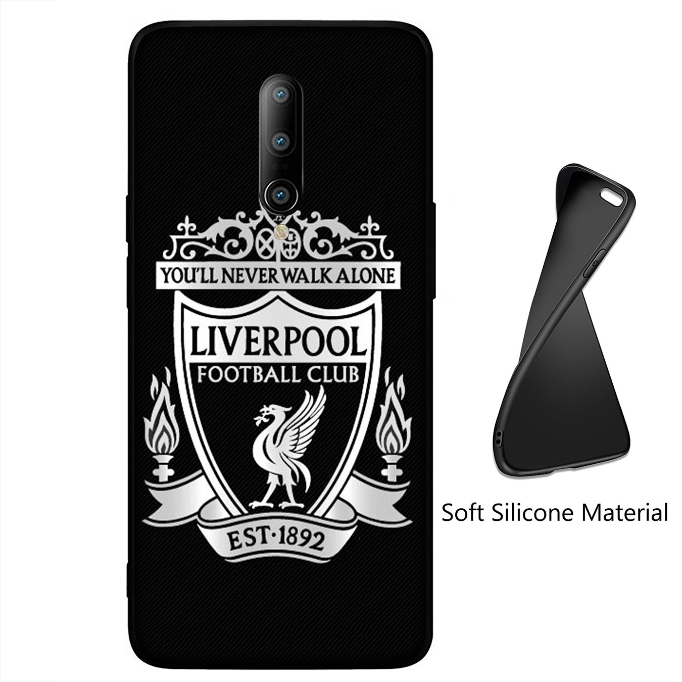 iPhone XR X XS Max 7 8 6 6s Plus + 6Plus 7Plus 8Plus Casing Logo Liverpool Wallpaper Soft Silicone Phone Case