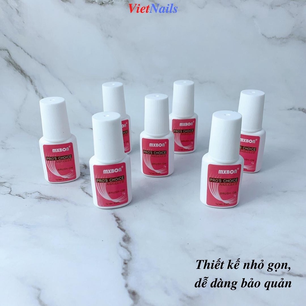 Keo MxBon 7ml chuyên dụng đính đá gắn charm siêu dính trang trí móng tay