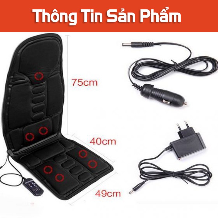 Nệm Massage Thư Giãn Toàn Thân Dễ Mang Theo