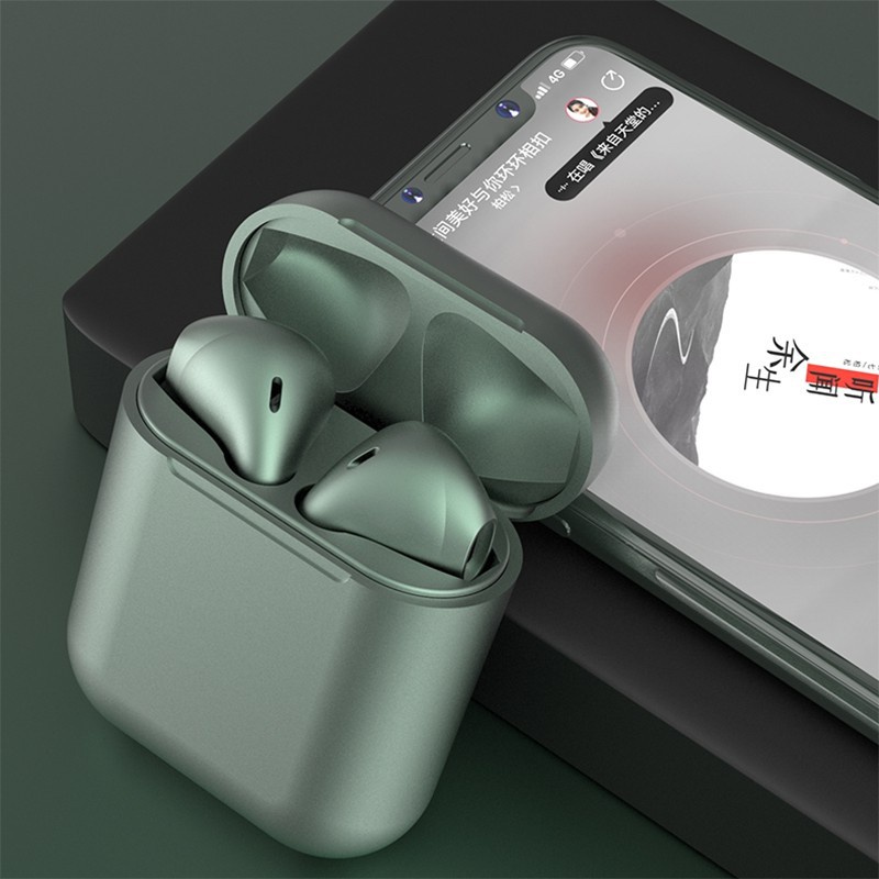 Tai Nghe Inpods 12 ELEVEN, Tai Nghe Không Dây Bluetooth Inpods 12 Cảm Ứng Chạm Cao Cấp, Bảo hàng 1 Đổi 1