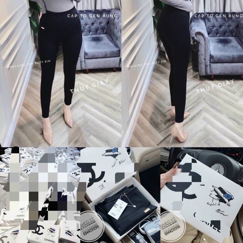 Quần Legging Cạp Cao Gen Bụng - Co Dãn 4 Chiều - Kèm Hộp - Siêu Đẹp | BigBuy360 - bigbuy360.vn