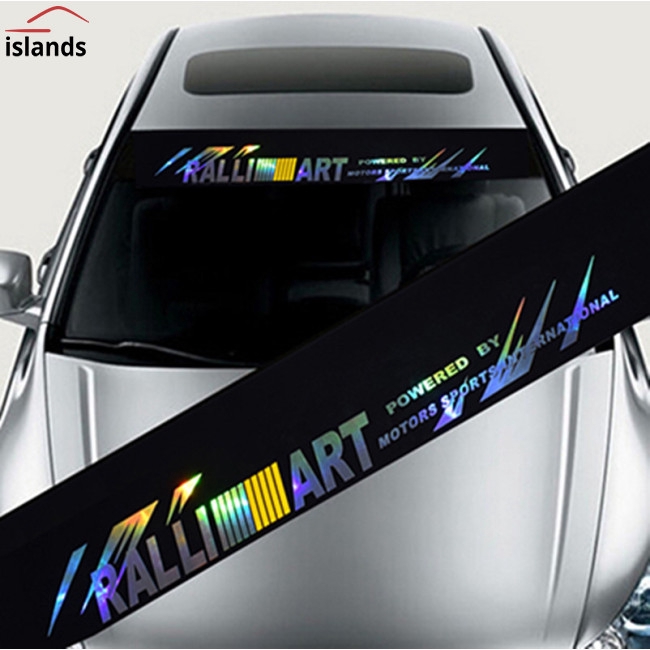 Decal dán phản quang nhiều màu dán kính chắn gió xe hơi