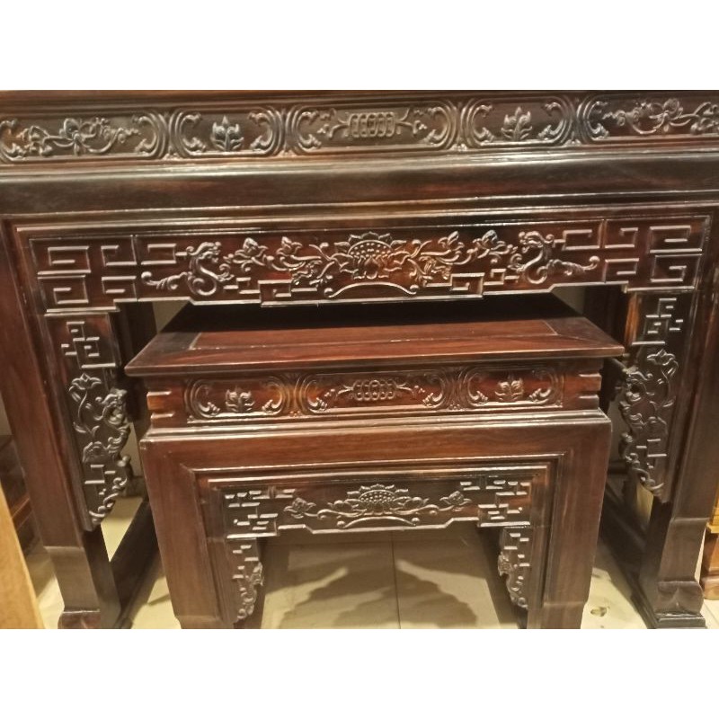 Cặp Bàn Thờ gỗ Cẩm Thị 154cm