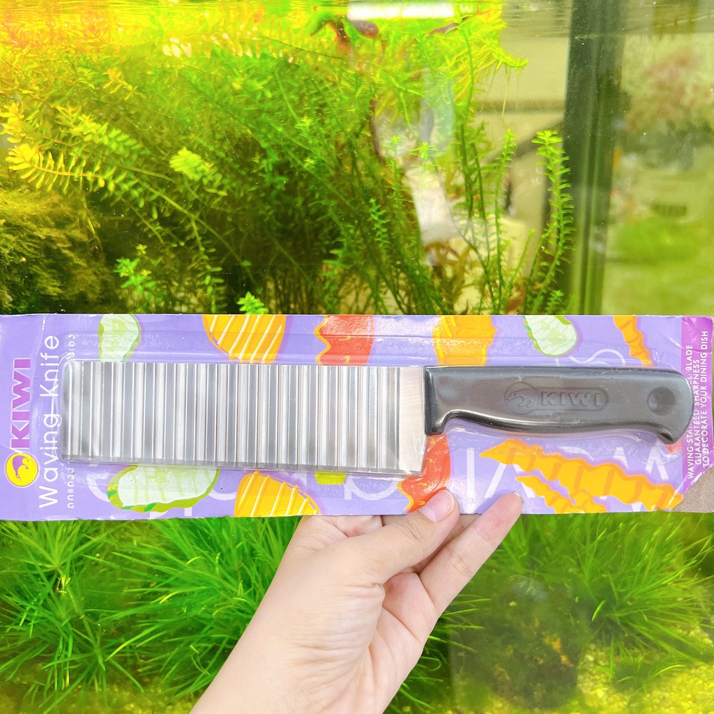 Dao chặn dài rau củ Vạn Lợi -  dao gợn sóng chặn rau câu Cao Cấp đa năng tiện lợi