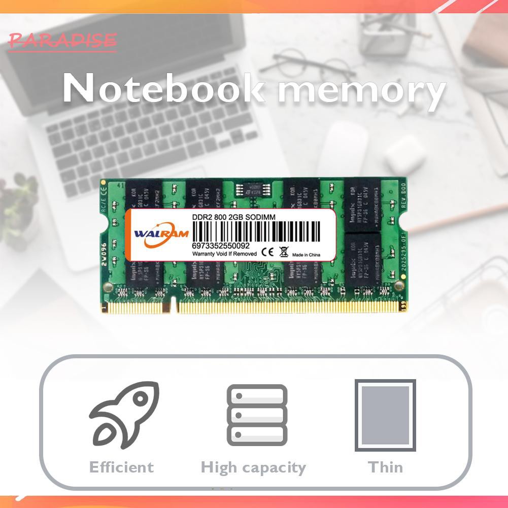 Mô Đun Nhớ Ram 1 2gb Ddr2 800mhz 200 Pin Cho Máy Tính Notebook Pc