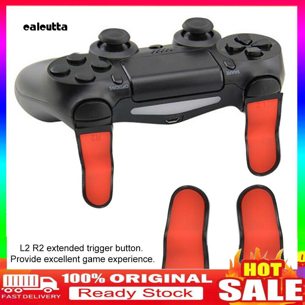 ✡YXPJ✡2Pcs Anti-slip Game Controller L2 R2 Extender Button Trigger Grip for Sony PS4