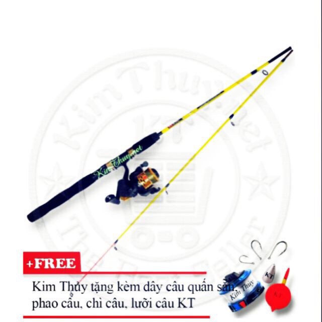 [TẾT 2019]Bộ cần câu máy 2 khúc đặt ruột kèm máy câu