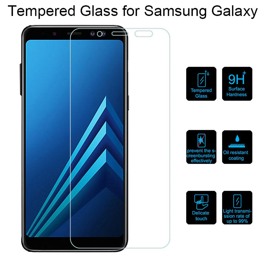 Samsung Galaxy A3 A5 A7 A8 A9 J1 J2 J3 J5 J7 2016 A6S Star M10 M20 M30 A60 A70 kính cường lực Tempered Glass Film